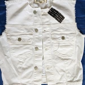 Textile Elizabeth & James "Sid' jean vest M